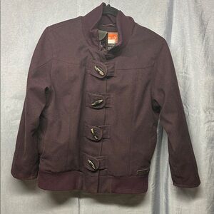 Merrell Women’s Opti-Warm purple Hooded Toggle Coat Size M